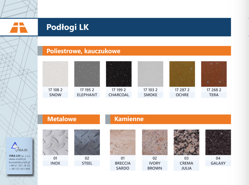 VIRA liftpodłogi LK